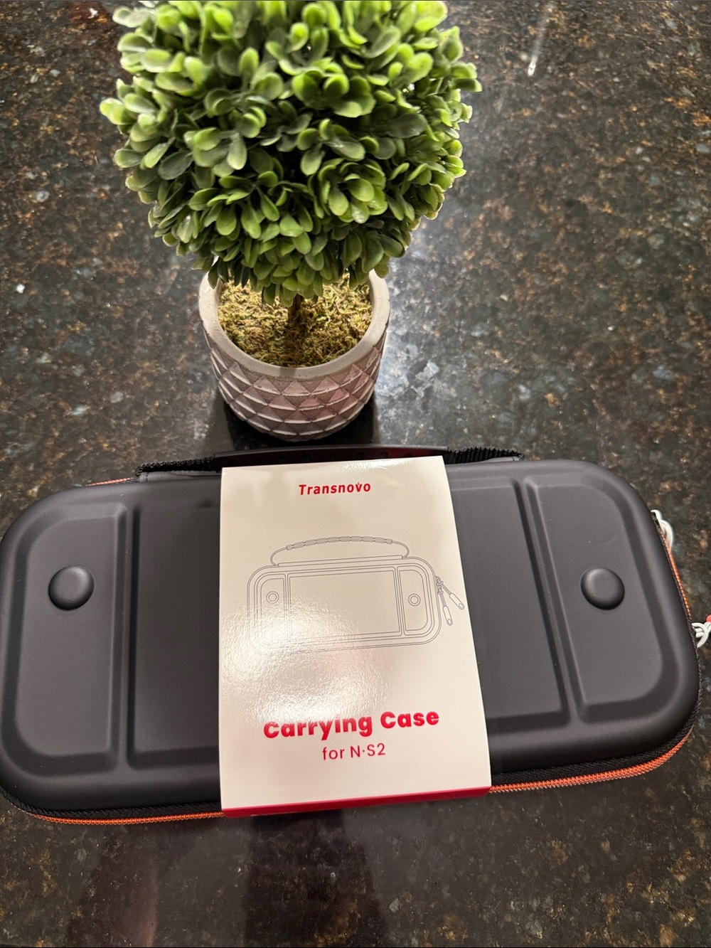 Switch 2 Carrying Case for N-S2 -  Black - 2 protective screens included